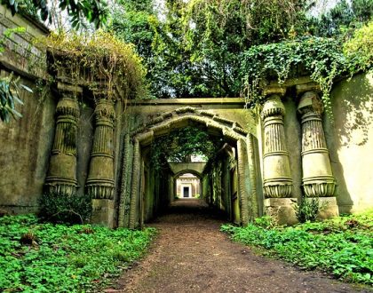 Visit to Highgate Cemetery and Supper
