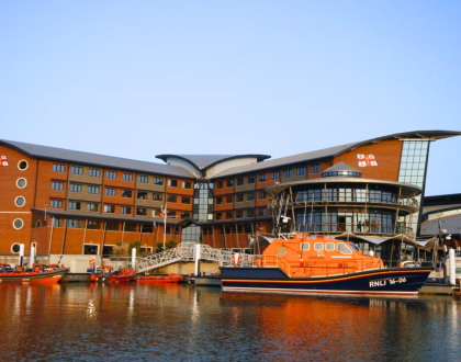 Master's Weekend in Poole, visiting the RNLI and the Royal Marines