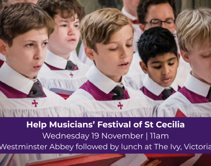 Help Musicians' Festival of St Cecilia 2025 and Lunch