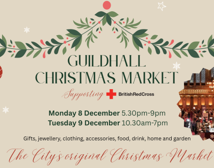 Guildhall Christmas Market 2025 - supporting the Red Cross