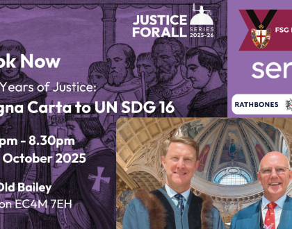 FSG Invitation - Justice For All Series